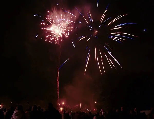 Display Fireworks Bonfire Night Bracknell — Stock Photo, Image