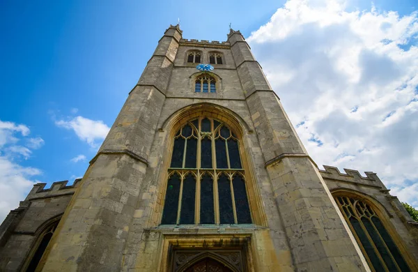 Uma Vista Igreja Nicolas Centro Cidade Newbury — Fotografia de Stock