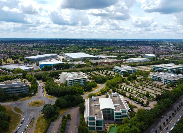 Reading Egyesült Királyság Június 2020 Aerial View Offices Warehouses Thames — Stock Fotó