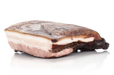 İngilizce pastırma levhanın üzerine beyaz izole tek parça