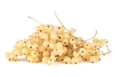 Bütün taze beyaz üzümü berry blanka çeşitli yığın üzerinde beyaz izole sürü