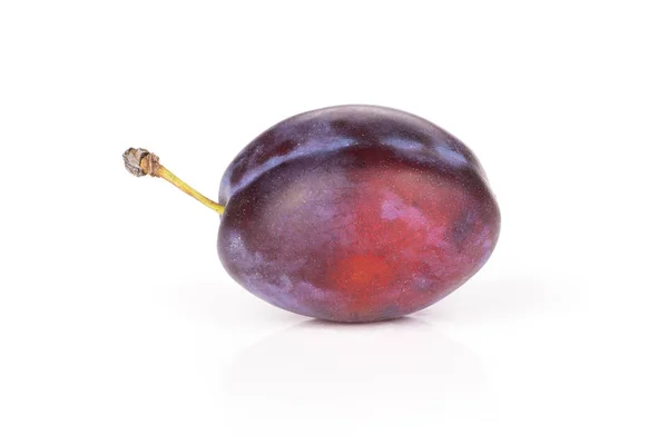 Une Variété Entière Moyer Vibrant Violet Bleu Frais Isolé Sur — Photo