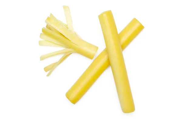 Group Two Whole One Piece Smoked Slovak String Cheese Stick — Stock Photo, Image