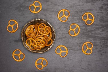 Gri taş Mini tuzlu kraker