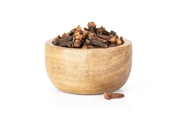 Small dried cloves spice isolated on white — Stock Photo, Image