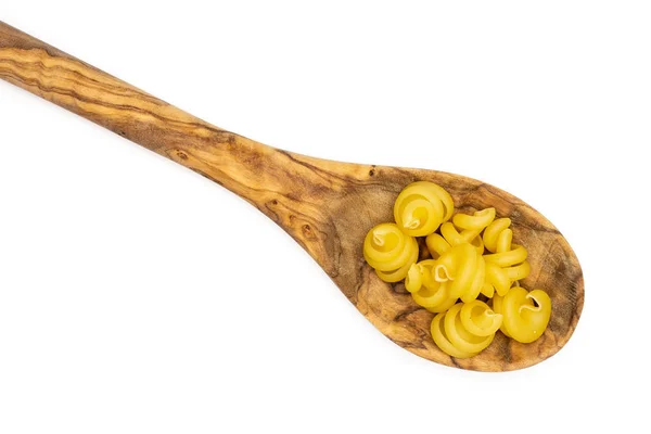 Hongos de pasta cruda aislados en blanco —  Fotos de Stock