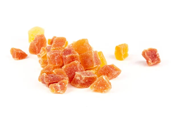 Kuru papaya beyaz izole