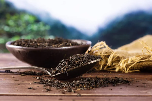 Schwarzer Tee Earl Grey Asia Dschungel — Stockfoto