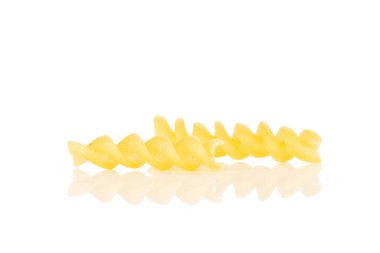 Beyaz izole ham İtalyan torti makarna