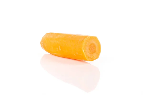 Fresh orange carrot isolated on white — Stock Photo, Image