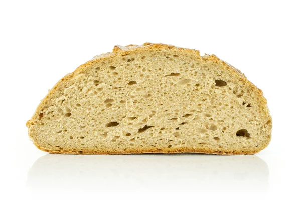 Chleb pszenny żytni na białym tle — Zdjęcie stockowe
