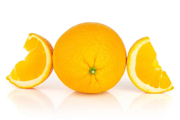 Sweet orange isolated on white — Stock Photo, Image