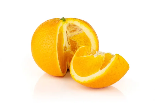 Sweet orange isolated on white — Stock Photo, Image