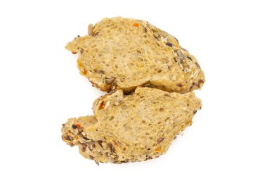 Beyaz üzerinde izole taze tahıl baget