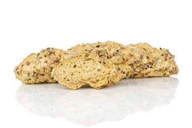 Beyaz üzerinde izole taze tahıl baget