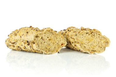 Beyaz üzerinde izole taze tahıl baget