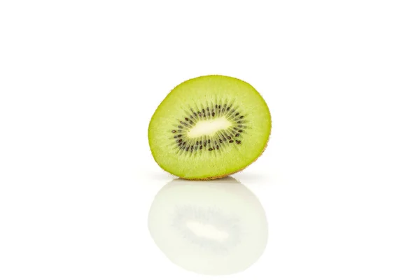 Fresh green kiwi isolated on white — Stock Photo, Image