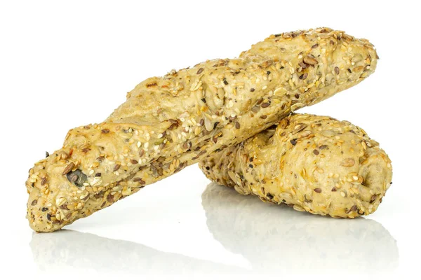 Beyaz üzerinde izole taze tahıl baget