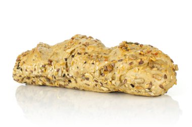 Beyaz üzerinde izole taze tahıl baget