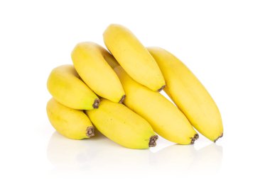 beyaz izole sarı olgun muz