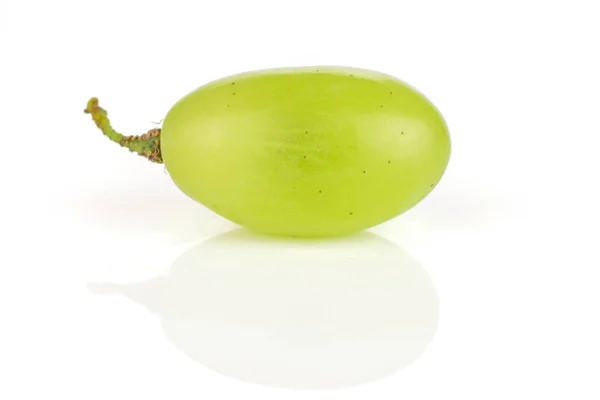 Fehérre izolált friss zöldszőlő — Stock Fotó