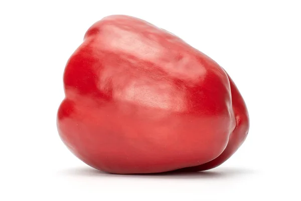 Peperone rosso isolato su bianco — Foto Stock
