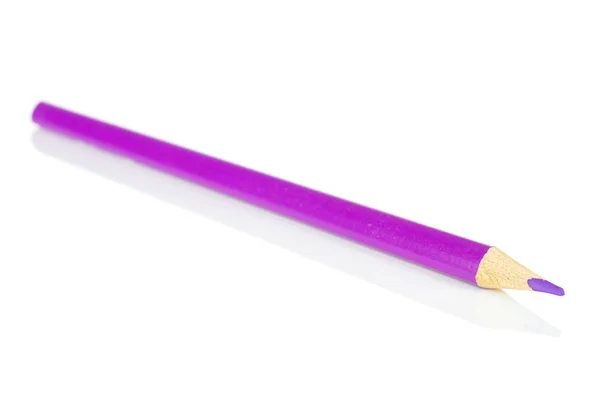 Lápis colorido vibrante isolado no branco — Fotografia de Stock