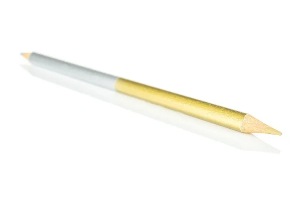 Ζωντανό χρωματιστό μολύβι απομονωμένο σε λευκό — Φωτογραφία Αρχείου