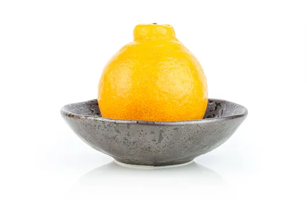 Orange minneola tangelo isoliert auf weiß — Stockfoto