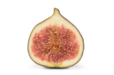 taze incir meyve üzerinde beyaz izole