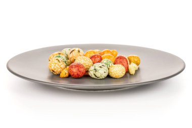 Japonya çeşitli aperatifler beyaz izole