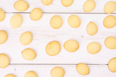 Gri ahşap tatlı sünger bisküvi