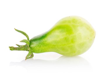 Sarı armut domates beyaz izole