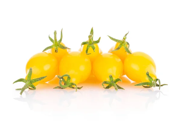 Yellow pear tomato isolated on white — Stock Photo, Image