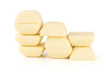 Beyaz beyaz izole siyah beyaz çikolata