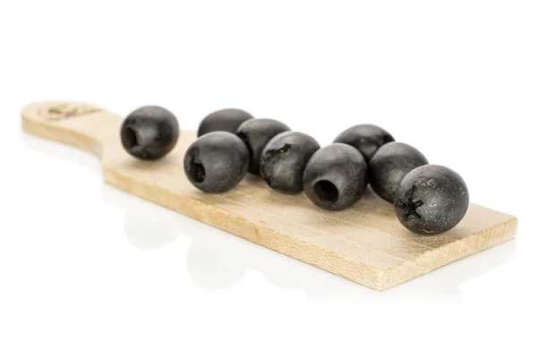 Pickled black olive isolated on white — Stock Photo, Image