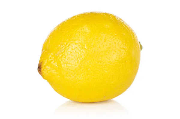 Citron jaune frais isolé sur blanc — Photo