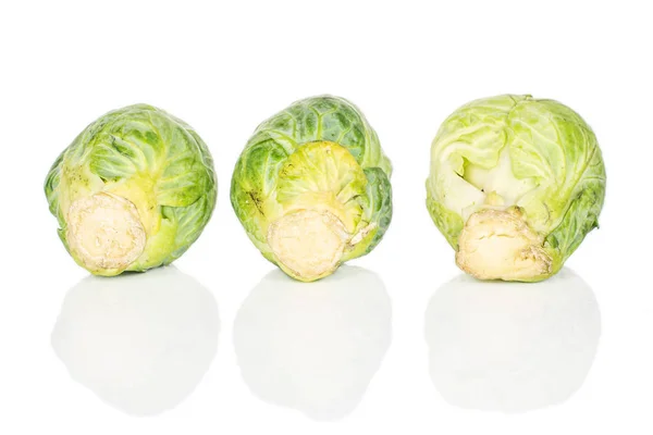 Fresh brussels sprout isolated on white — Stock Photo, Image