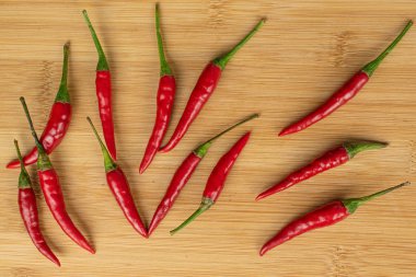 Ateşli kuş gözü kırmızı biber