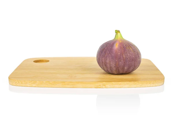 Fresh purple fig isolated on white — Stock Photo, Image