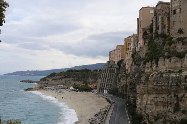 Views of the coast of the Italian city of Tropea — Stock Photo, Image