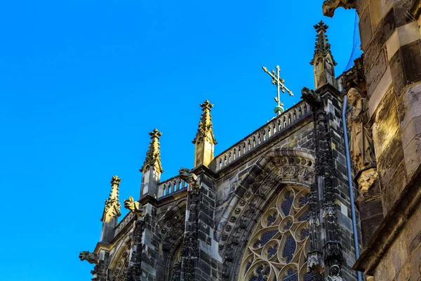 Patrimonio de la humanidad Catedral de Aquisgrán — Foto de Stock