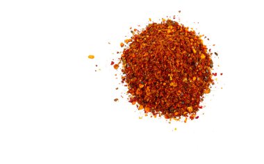 Beyaz bir arka plan üzerinde izole kırmızı biber.