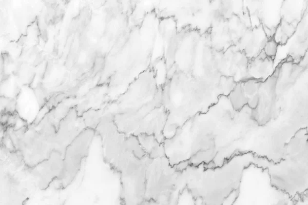 White marble texture with natural pattern for background or design art work. — Stock Photo, Image