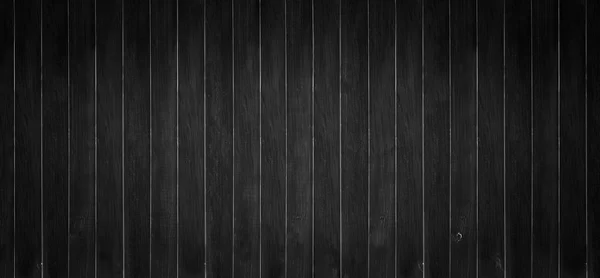 Black wood background texture high resolution. Used for design artwork as background. Blank copy space — Stock Photo, Image