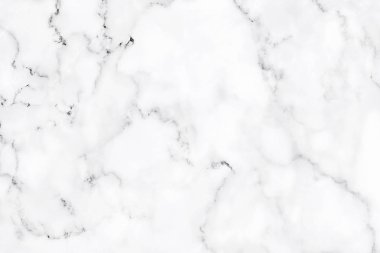 Yüksek çözünürlüklü tasarım çalışması için beyaz mermer desen soyut arkaplan.