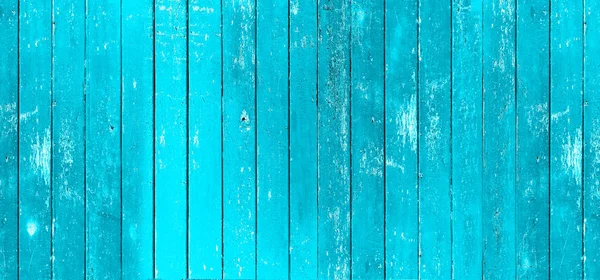 Vintage blue color painted wood wall as background or texture, Natural pattern. Blank copy space. — Stock Photo, Image