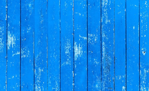Vintage blau lackierte Holzwand als Hintergrund oder Textur, natürliches Muster. leerer Kopierraum. — Stockfoto