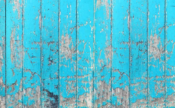 Vintage-Holzbrett blau lackierte Holzwand als Hintergrund oder Textur, natürliches Muster. leerer Kopierraum. — Stockfoto