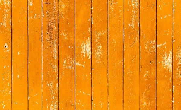 Vintage-Holzbrett gelb lackierte Holzwand als Hintergrund oder Textur, natürliches Muster. leerer Kopierraum. — Stockfoto